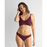 Brassière bordeaux