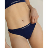 Navy Thong Panty 