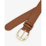 Ceinture Fleur Marron