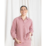 Camisa Vichy Burdeos