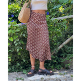 Falda midi Golden